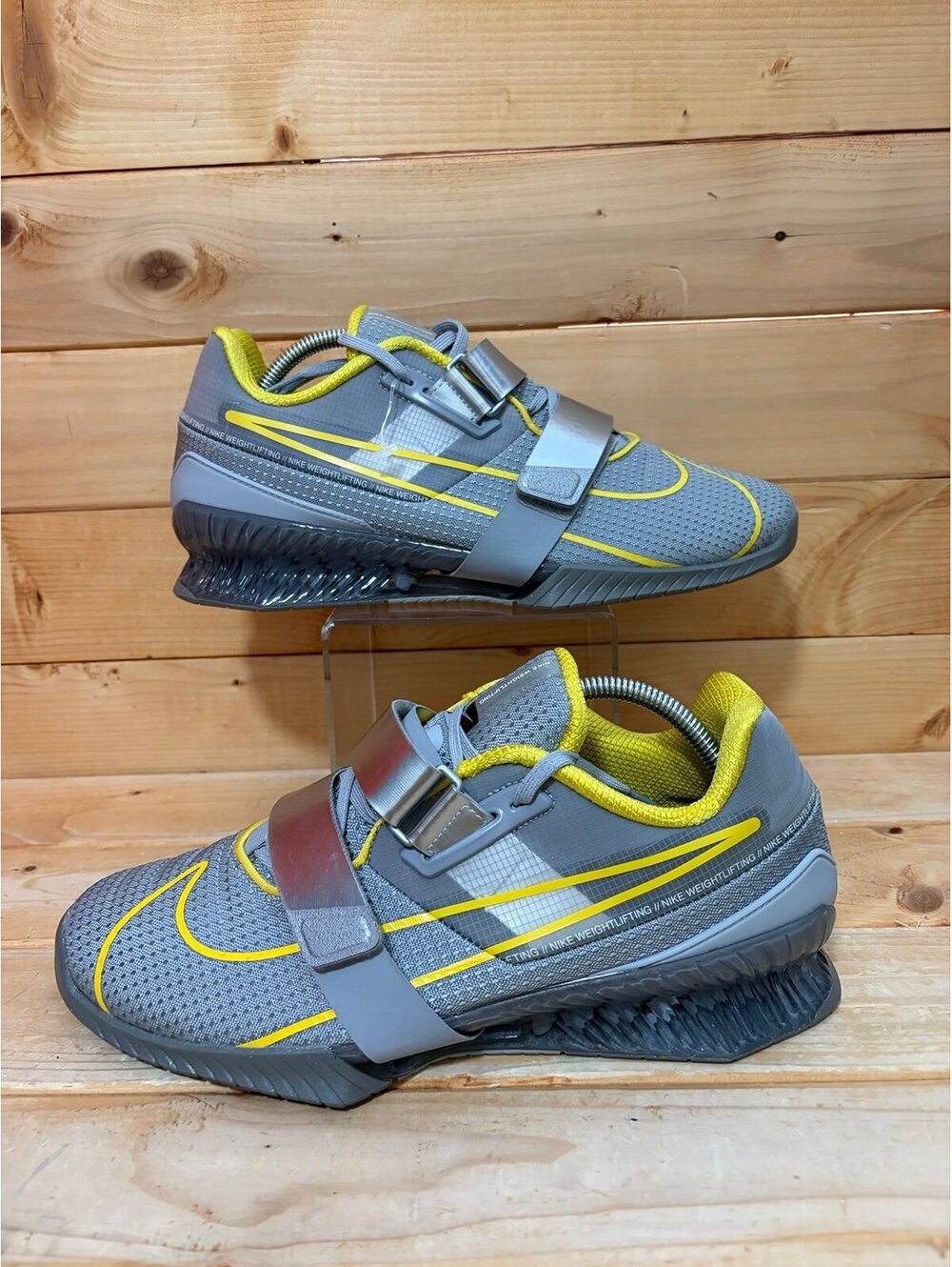 New Nike Romaleos 4 Wolf Grey CD3463-002 Weightlifting Shoes Men’s size 11.5